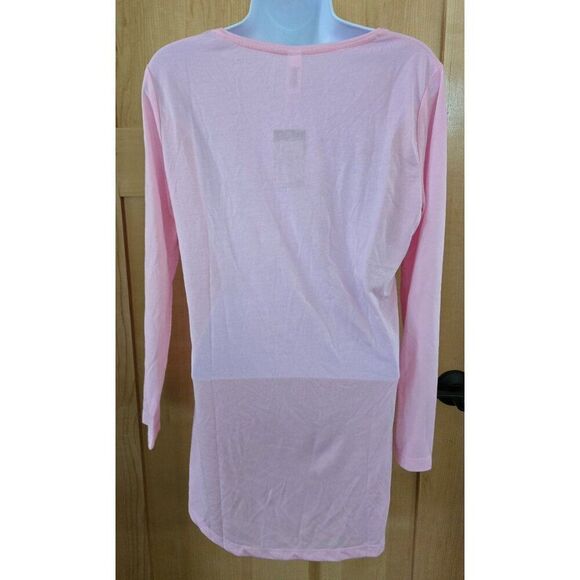 Mac & Belle Pink Flamingo holiday Print Long Sleeve Top fairycore cottagecore - Picture 2 of 9